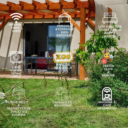 Le Logis D'Emeric Avec Paisible Jardin Clos&Arbore 洛什 外观 照片